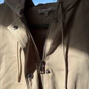 Good American Tan Hooded Jacket